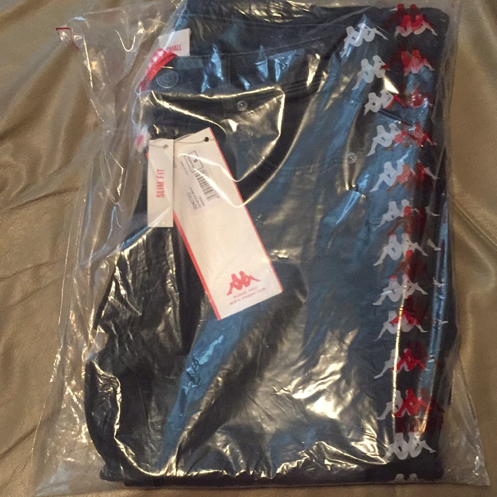 Kappa Brigit black jeans size small NWT